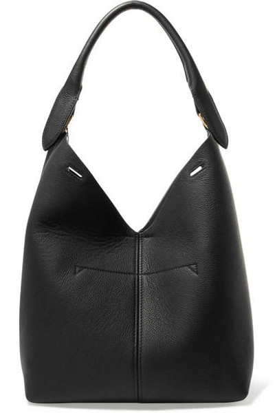 Shop Anya Hindmarch Bucket Small Textured-leather Tote