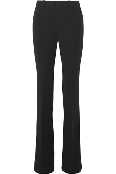 Shop Gucci Cady Flared Pants In Black