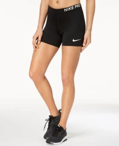 Shop Nike Pro 5" Dri-fit Shorts In Black