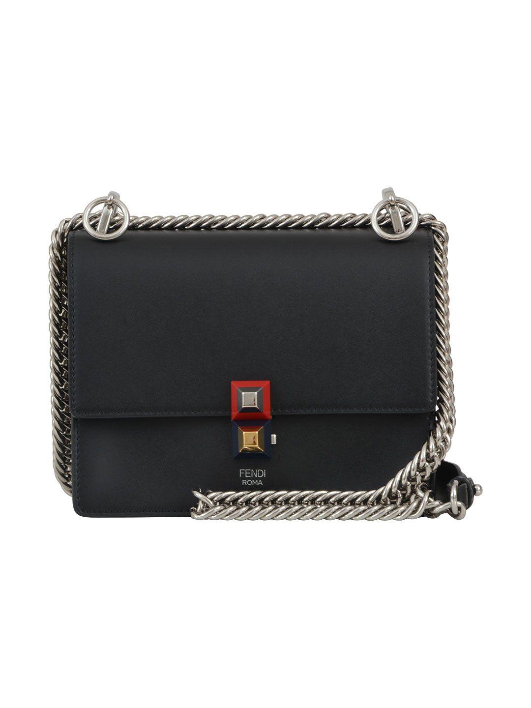 Fendi Kani I Shoulder Bag In Black 