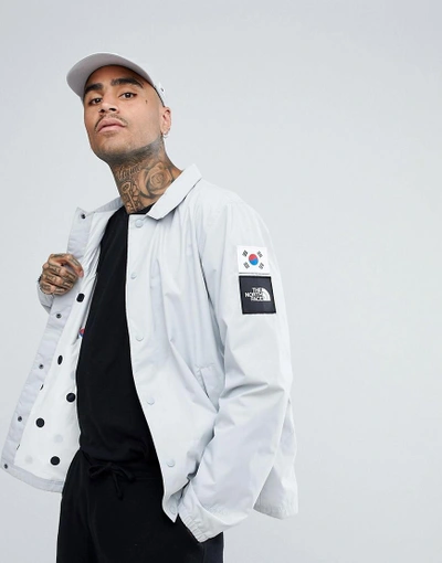 The North Face International Limited Capsule Coach Jacket Dot Lining In  Gray - Gray | ModeSens