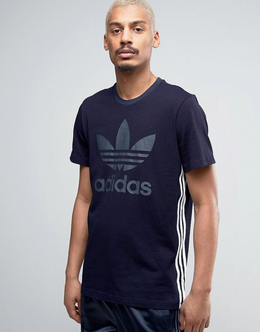 Adidas Originals Tokyo Pack Indigo T-shirt In Blue Bk2220 - Blue | ModeSens