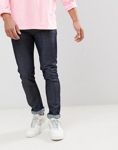 Shop Wesc Alessandro Slim Fit Jeans In Raw Denim-blue