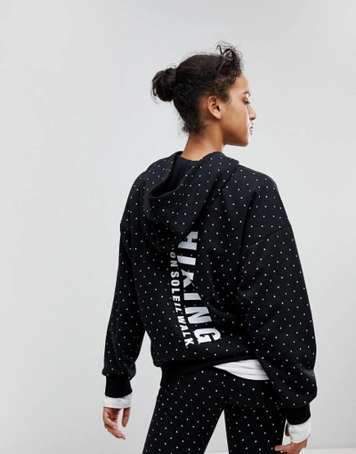 Adidas Originals Originals By Pharrell Williams Hu Hiking Logo Hooded  Sweatshirt In Black | ModeSens