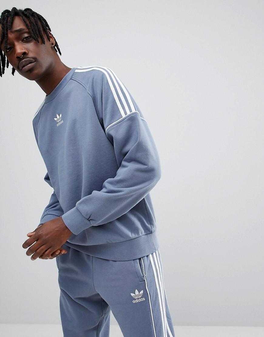 Adidas Originals Nova Retro Sweatshirt In Gray Ce4833 - Gray | ModeSens