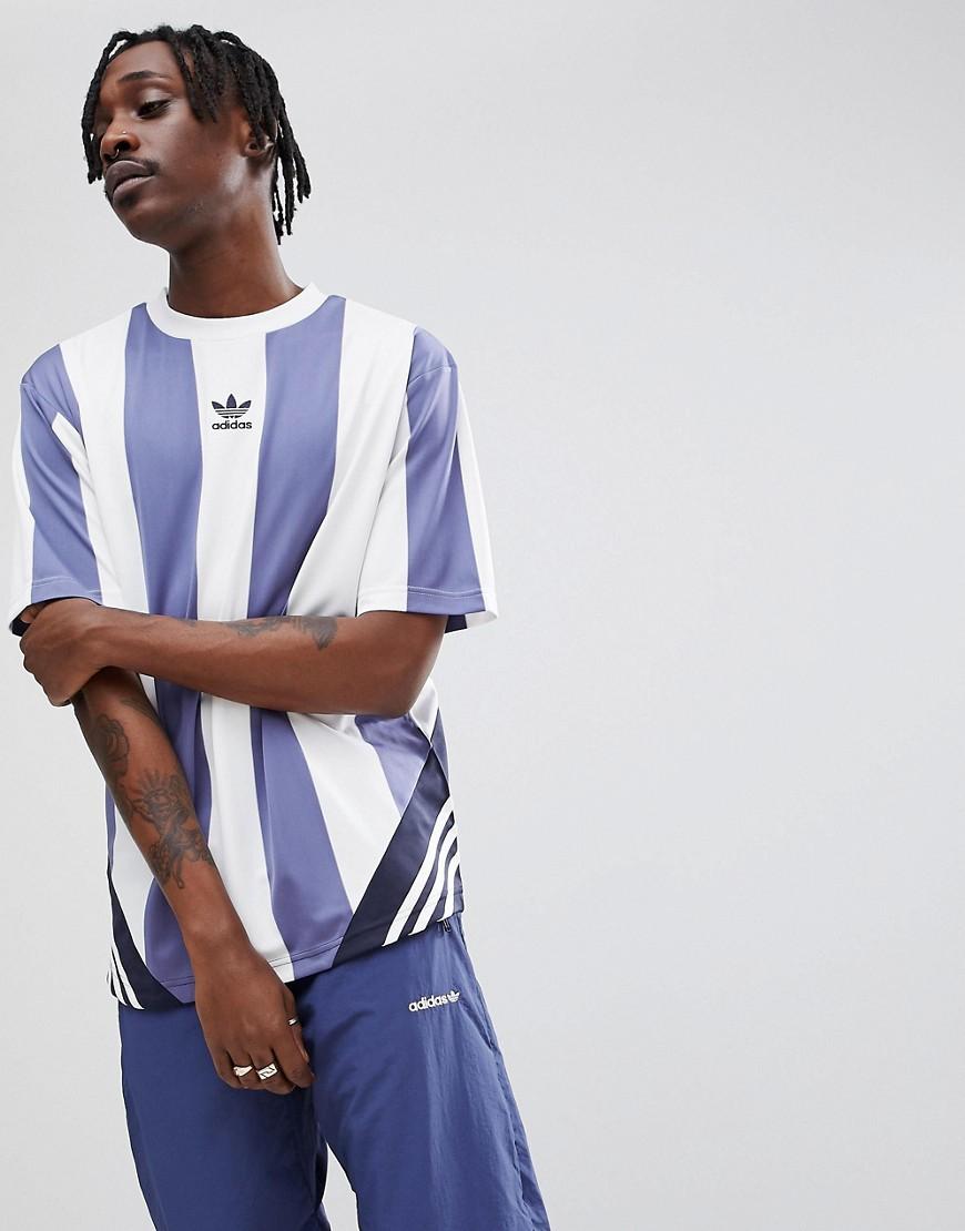 Adidas Originals Nova Retro Oversized T-shirt In Gray Ce4800 - Gray In Blue  | ModeSens