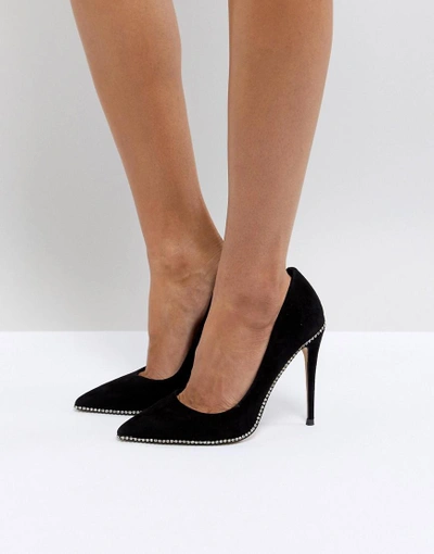 Shop Kg Kurt Geiger Kg By Kurt Geiger Envy Suede Pumps - Black