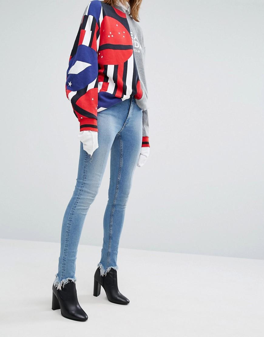 cheap monday second skin jeans