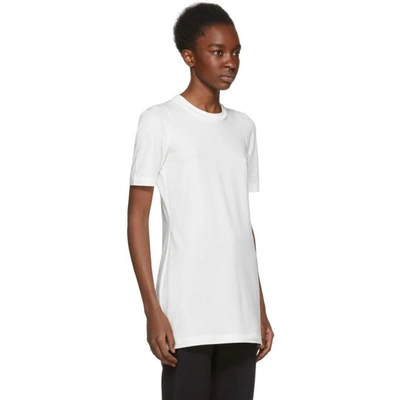Shop Y-3 White Logo T-shirt In Core White