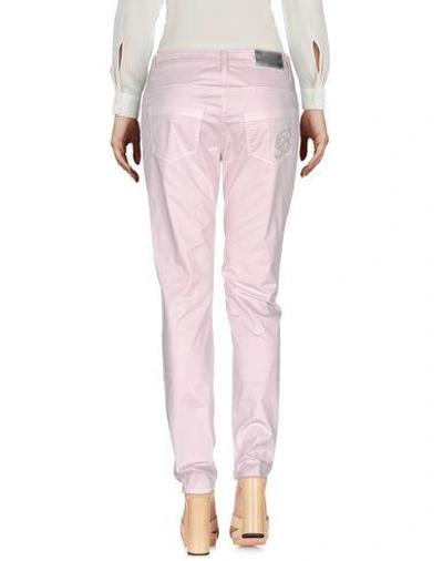 Shop Blumarine Woman Pants Light Pink Size 10 Cotton, Elastane