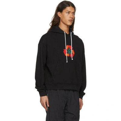 Shop Adaptation Black Puff Puff Pass Shrunken Hoodie In Pff Pff Blk