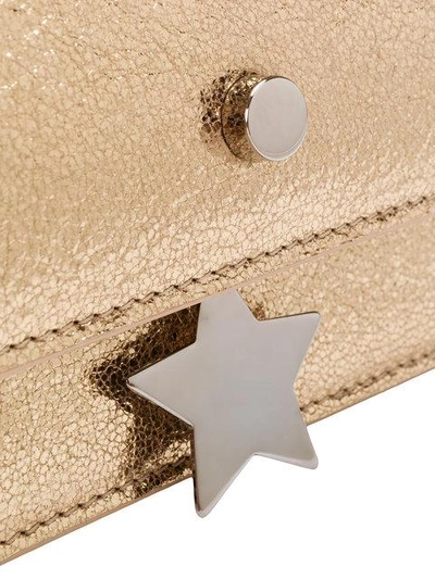 Shop Jimmy Choo Serena Shoulder Bag In Metallic