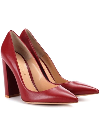 Shop Gianvito Rossi Exclusive To Mytheresa.com - Leather Pumps In Red