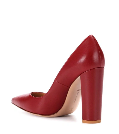Shop Gianvito Rossi Exclusive To Mytheresa.com - Leather Pumps In Red