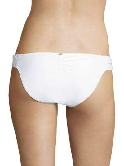 Shop Pilyq Women's Water Lily Lace Bikini Bottom In White