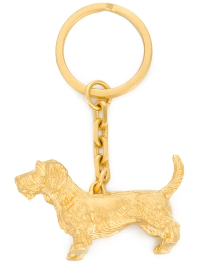 Shop Thom Browne 3d Hector Brass Keyring