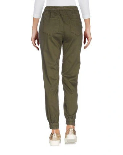 Shop Paige Denim Pants In Military Green