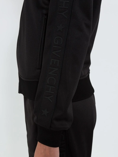 Shop Givenchy Zipped Fitted Sweatshirt