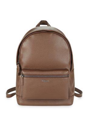michael kors mens bryant leather backpack