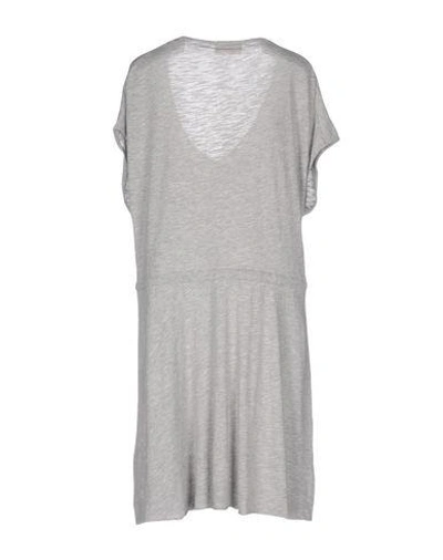 Shop American Vintage Short Dress In Light Grey