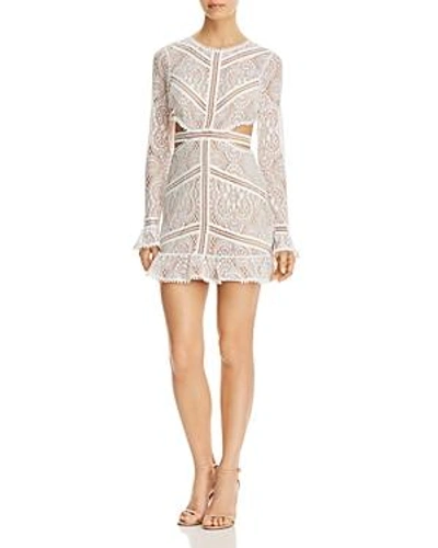 Shop For Love & Lemons Emerie Open-back Lace Dress In White