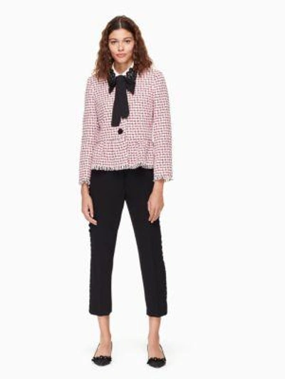 Shop Kate Spade Multi Tweed Jacket In Size 14