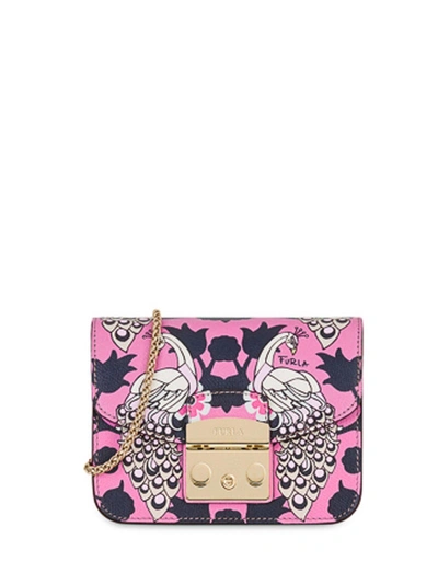 Shop Furla Metropolis Mini Bag In Pink