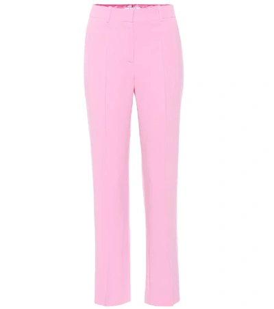 Givenchy Cropped Tailored Trousers In Pink