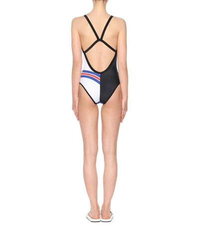 Shop P.e Nation Point Break Swimsuit In Multicoloured