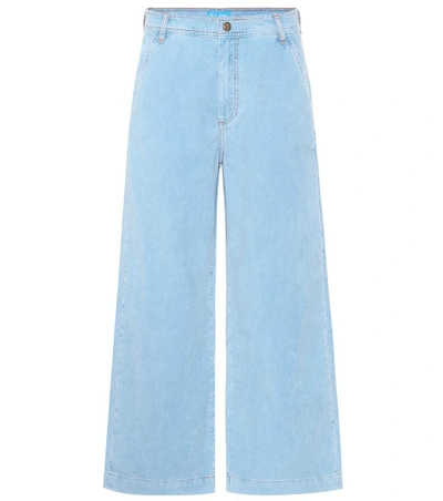 Shop M.i.h. Jeans Lake Corduroy Trousers In Blue
