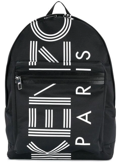 Shop Kenzo Sport Large Backpack - Black
