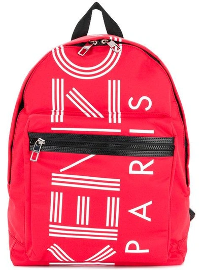 Shop Kenzo Sport Large Backpack - Red