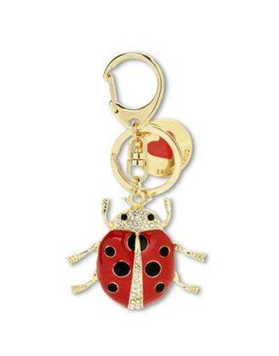 Shop Love Moschino Key Rings In Red