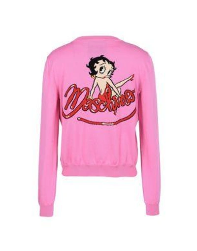 Shop Moschino Cardigans In Pink