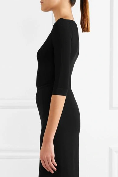 Shop Alaïa Stretch-knit Bodysuit