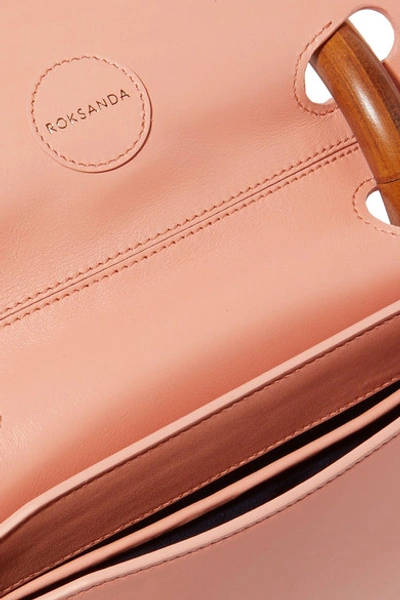 Shop Roksanda Neneh Leather Tote In Blush