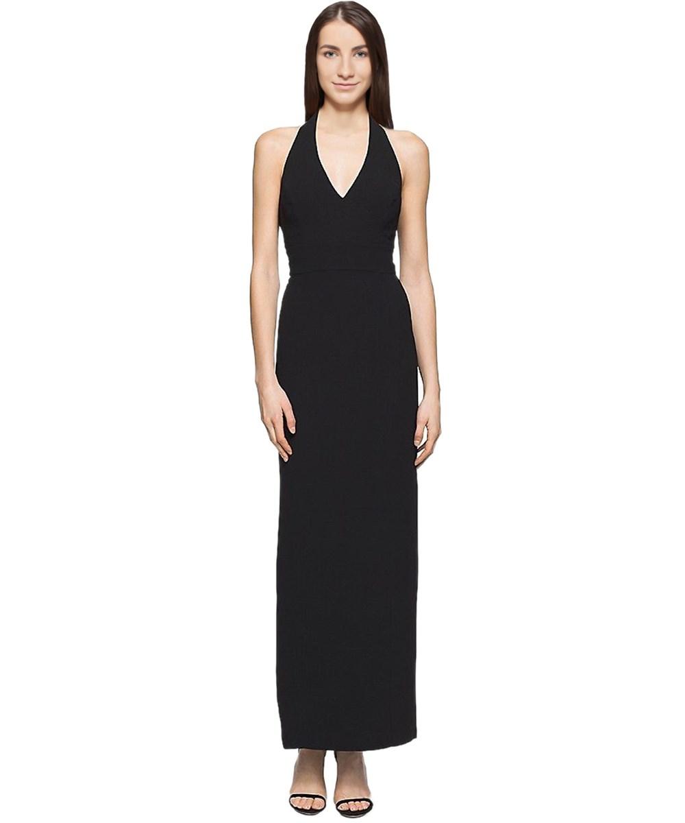 calvin klein halter gown
