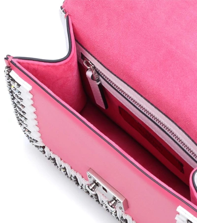 Shop Valentino Garavani Lock Small Leather Shoulder Bag