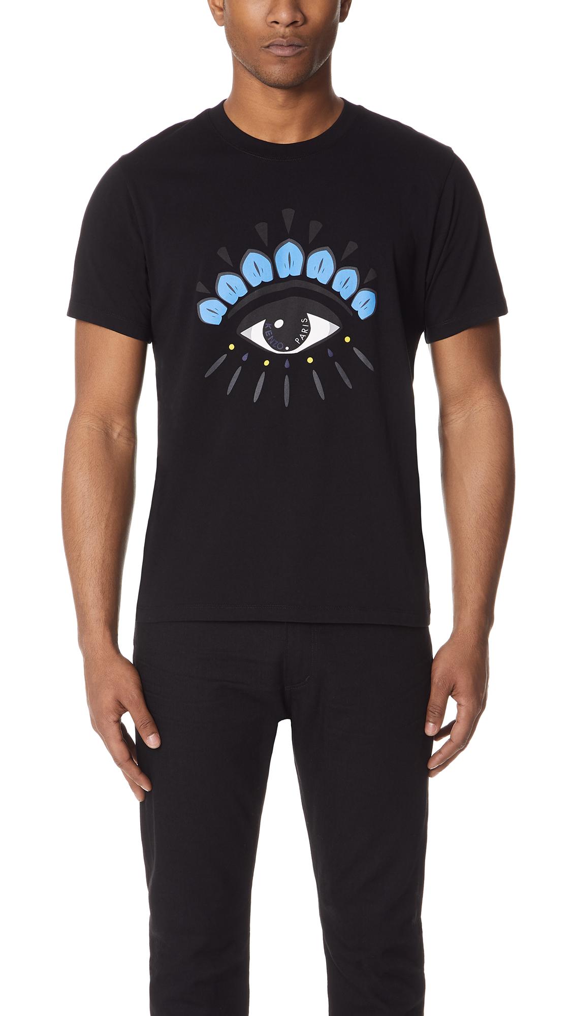 kenzo eye print t shirt