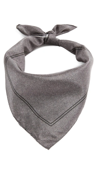 Shop Hugo Bandana In Grey/black