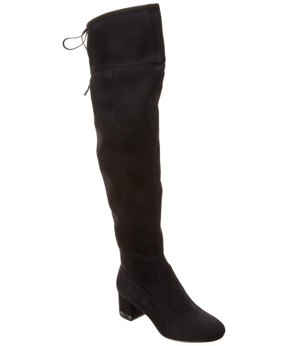 michael kors black suede boots