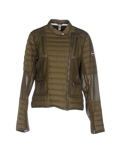 Shop Colmar Down Jacket In Military Green