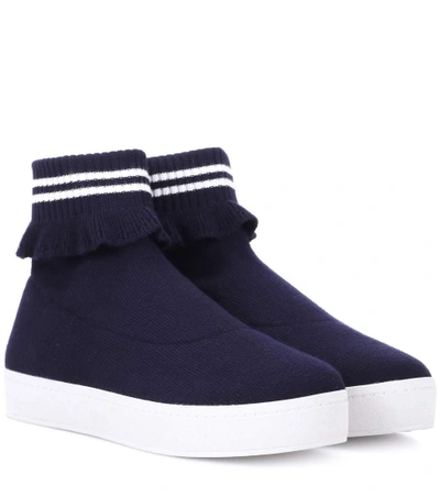 Shop Opening Ceremony Bobby Slip-on Sneakers In Blue