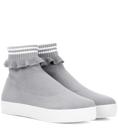 Shop Opening Ceremony Bobby Slip-on Sneakers In Grey