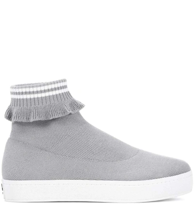 Shop Opening Ceremony Bobby Slip-on Sneakers In Grey