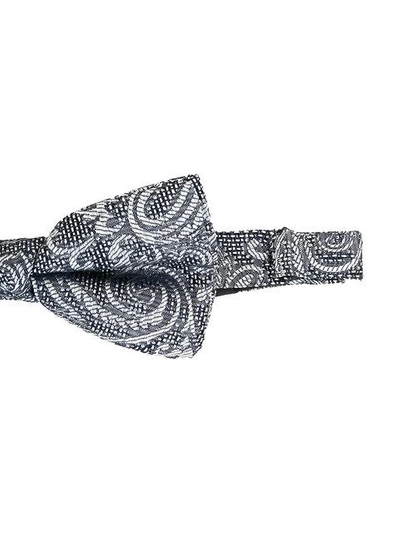 Shop Etro Paisley Print Bow Tie
