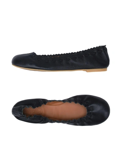 Shop See By Chloé Ballet Flats In Black