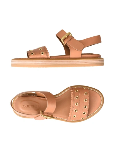 Shop See By Chloé Sandals In Tan
