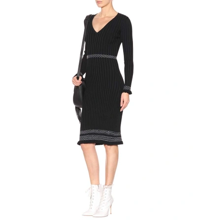 Shop Altuzarra Isolde Knit Dress In Black