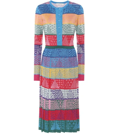 Shop Mary Katrantzou Cecile Jacquard Knit Dress